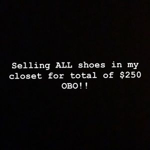 EVERYTHING IN MY CLOSET $250!